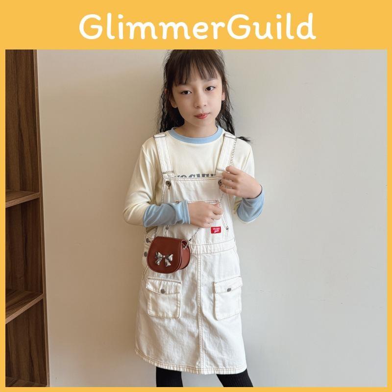 Stylish Mini Childrens Shoulder Bag With Unique Leopard Pattern And Chic Bow Accent