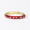Enamel Vintage Cloisonne Bangle Traditional Chinese Chinese Flower Bangle Ethnic Classic Women's Hand Bracelet Jewelry Gifts