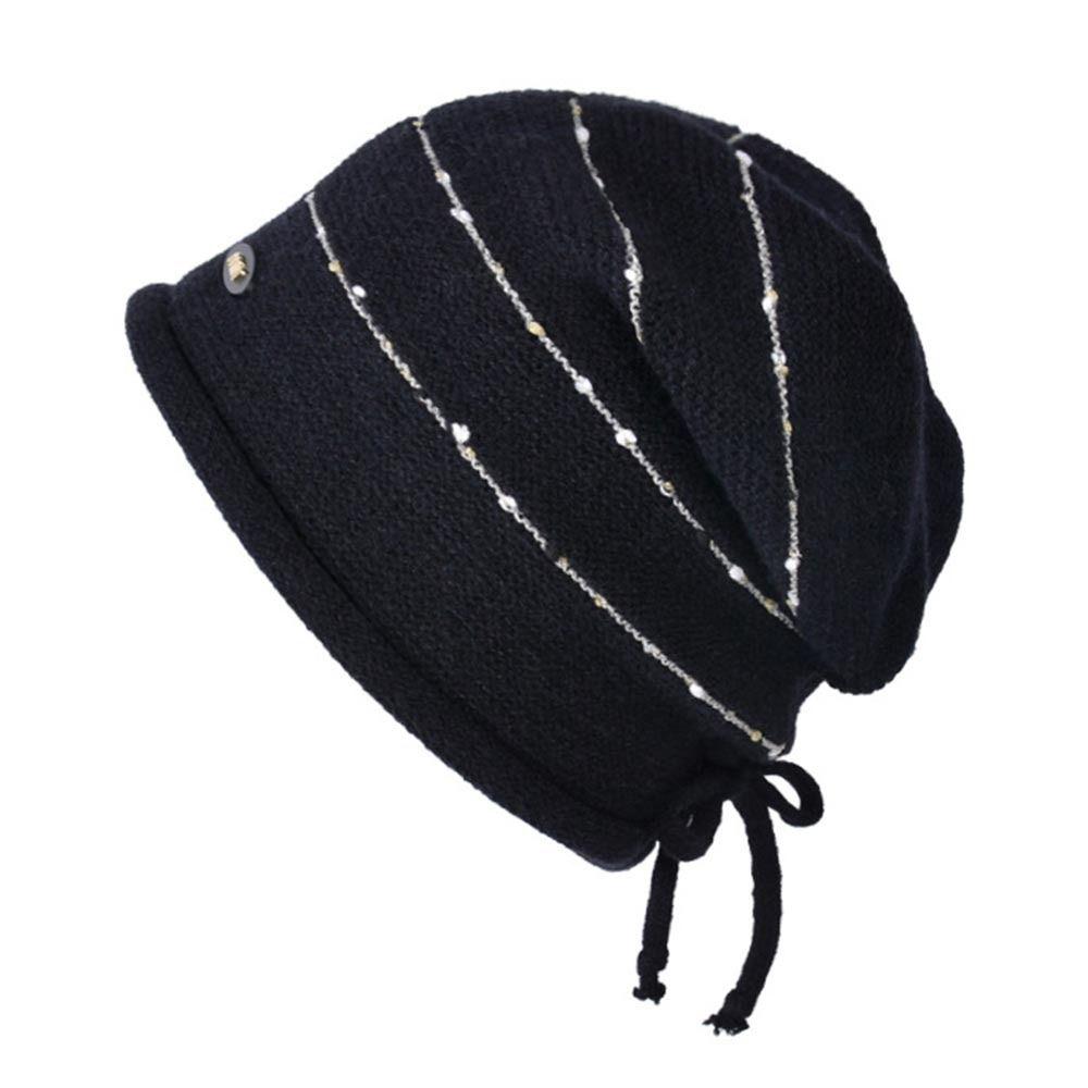 Warm Beanies Short Brim Ear Protection Hat Casual Bonnet  Outdoor