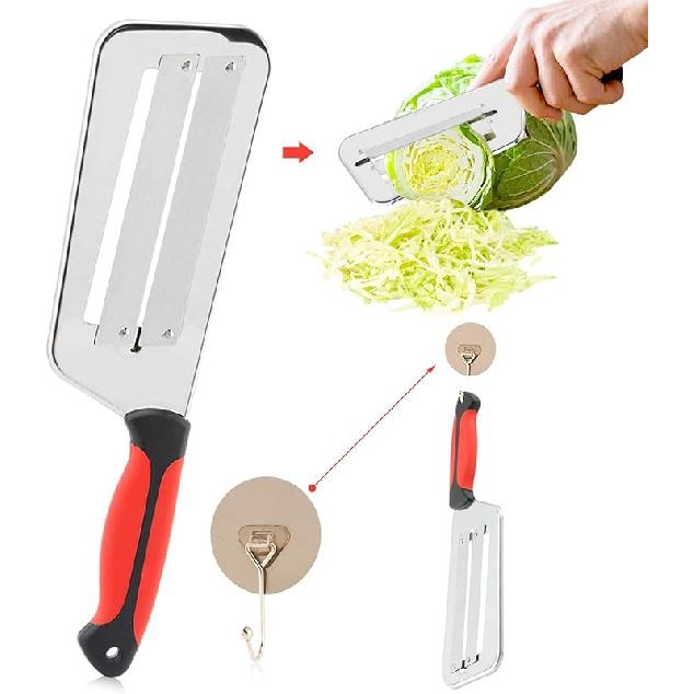 Измельчитель капусты Овощерезка Нержавеющая сталь Нож-терка для капусты Резак для квашеной капусты Терка для салатов Овощерезка Слайсер для капусты Картофеля