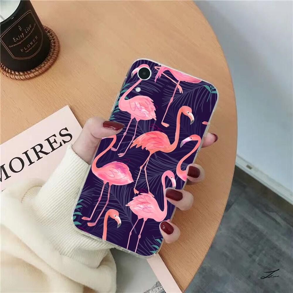 Fashion Flamingo Phone Case For IPhone 15 8 7 6 6S Plus X SE 2020 XR XS 14 11 12 13 Mini Pro Max Mobile Case