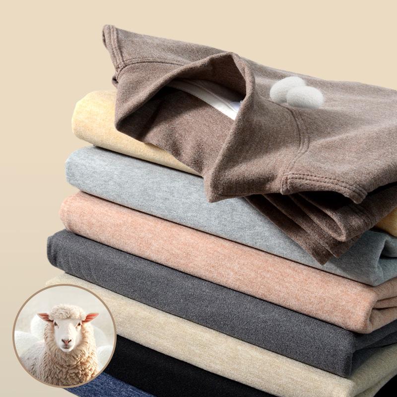 Men's Women's WInter Autumn Woollen Natural Silk Turtleneck Sweater Thermals Undershirts Blouse Tops T-Shirts For Men Korean Clothes