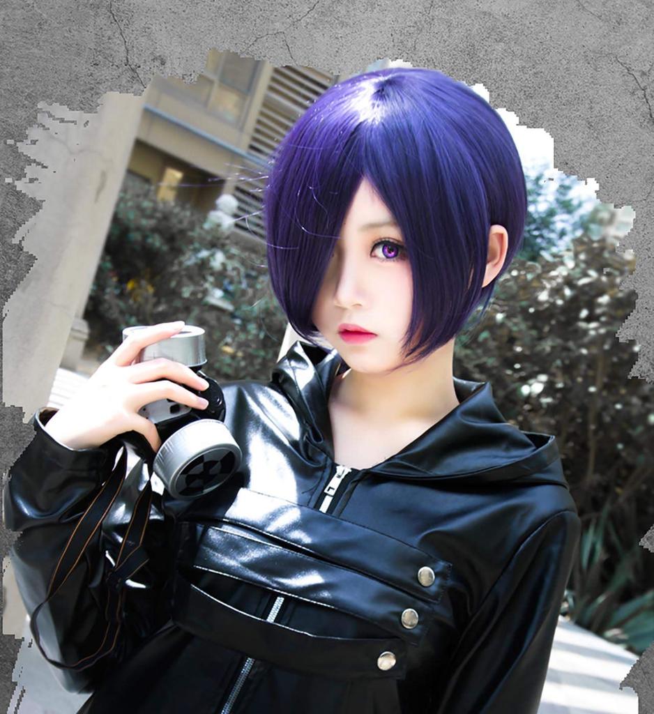 [Milky Time] Tokyo Ghoul Kirishima Touka Cosplay Costume (Medium) with Wig