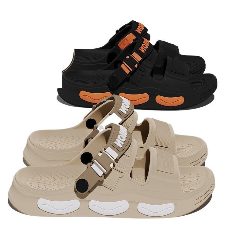 Driving wading sandals men's summer wear non-slip, wear-resistant and deodorant dual-purpose driving casual beach slippers