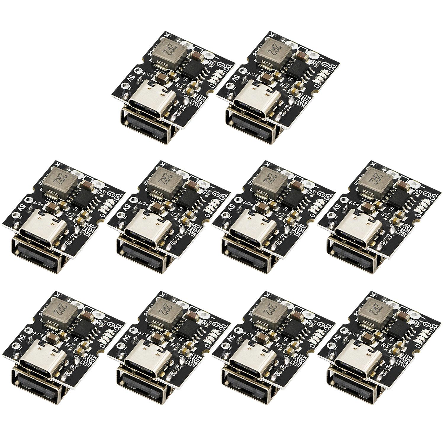 

Type-C USB 5V 2A Підвищувальний перетворювач Підвищувальний модуль живлення Плата захисту зарядки літієвої батареї Світлодідний дисплей USB-зарядний пристрій