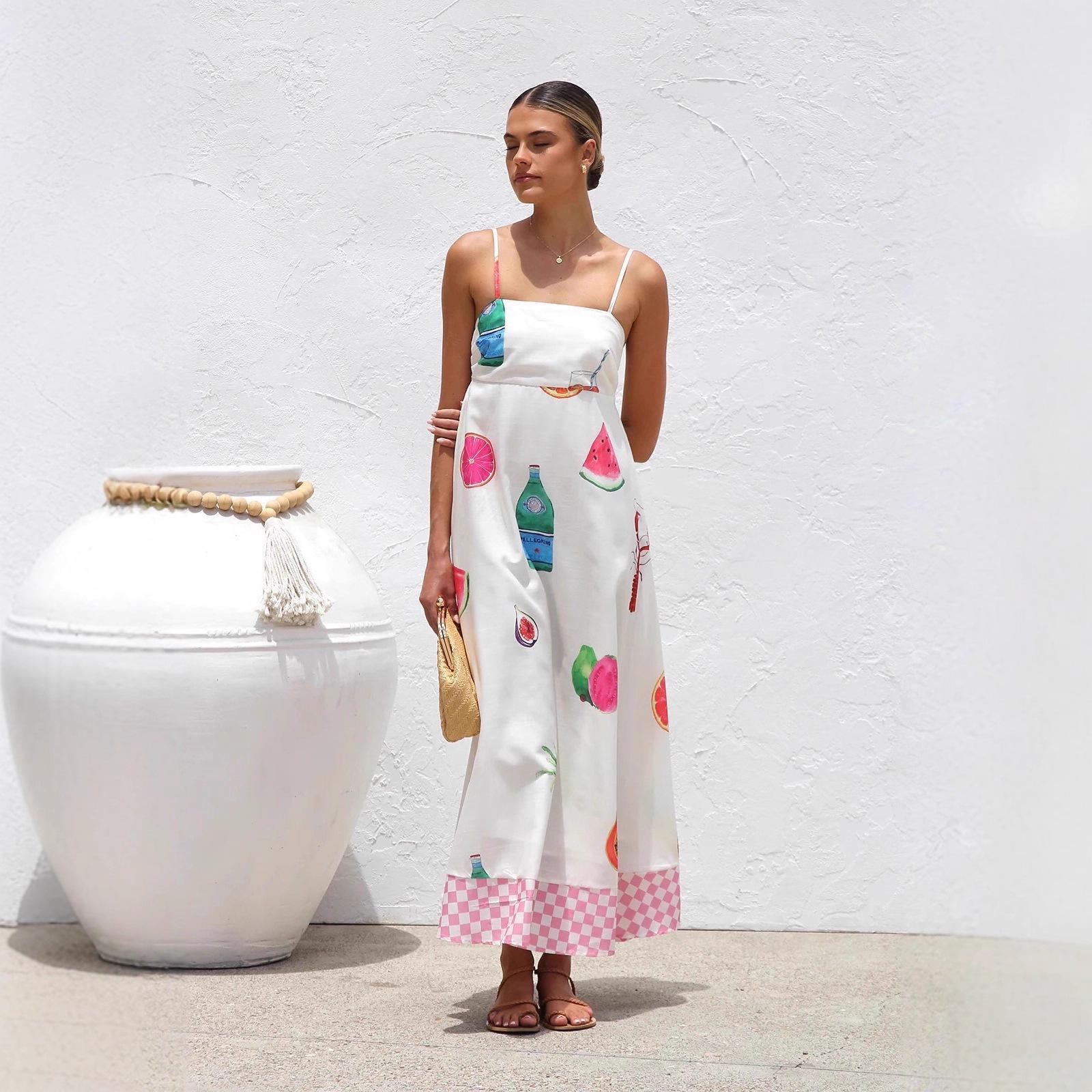 

Повседневное праздничное макси-платье на бретельках Large белый