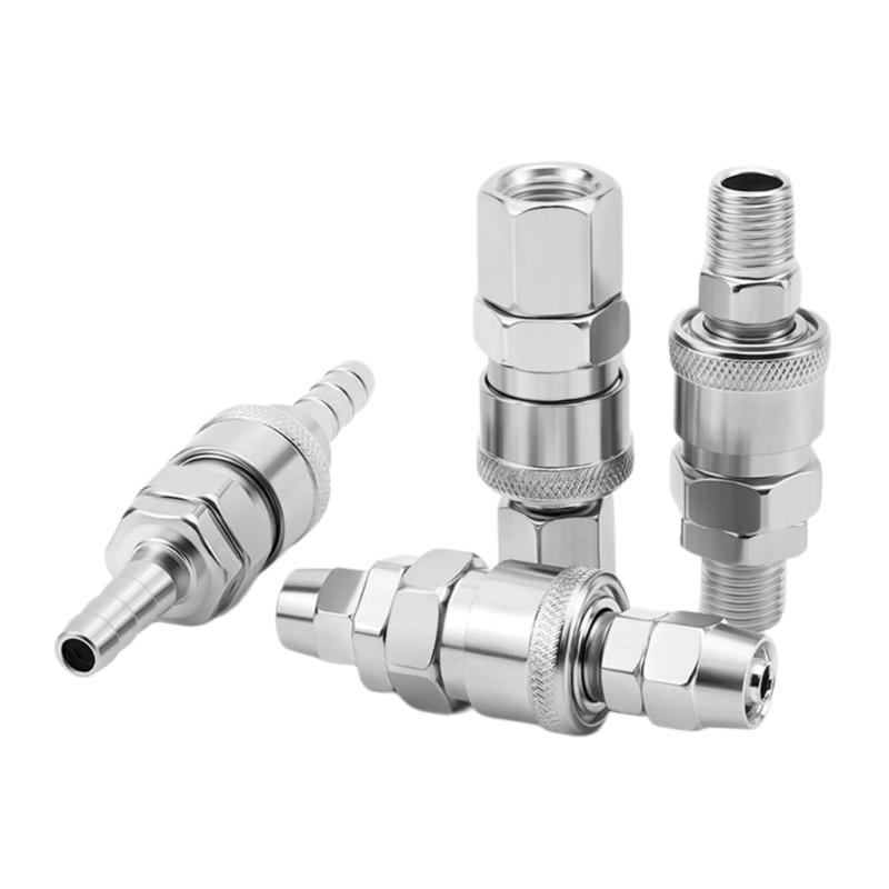 High Performances C Type Quick Connector For Air Tool Crafted From Wear Resistant Iron Ideal For Various Applications