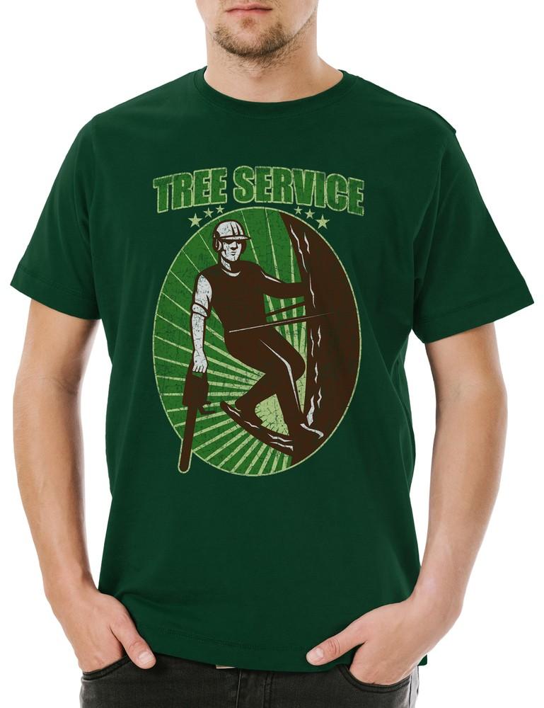 

Tree Service III Mens T-Shirt Lumberjack Axe Woodsman Forester Logger M