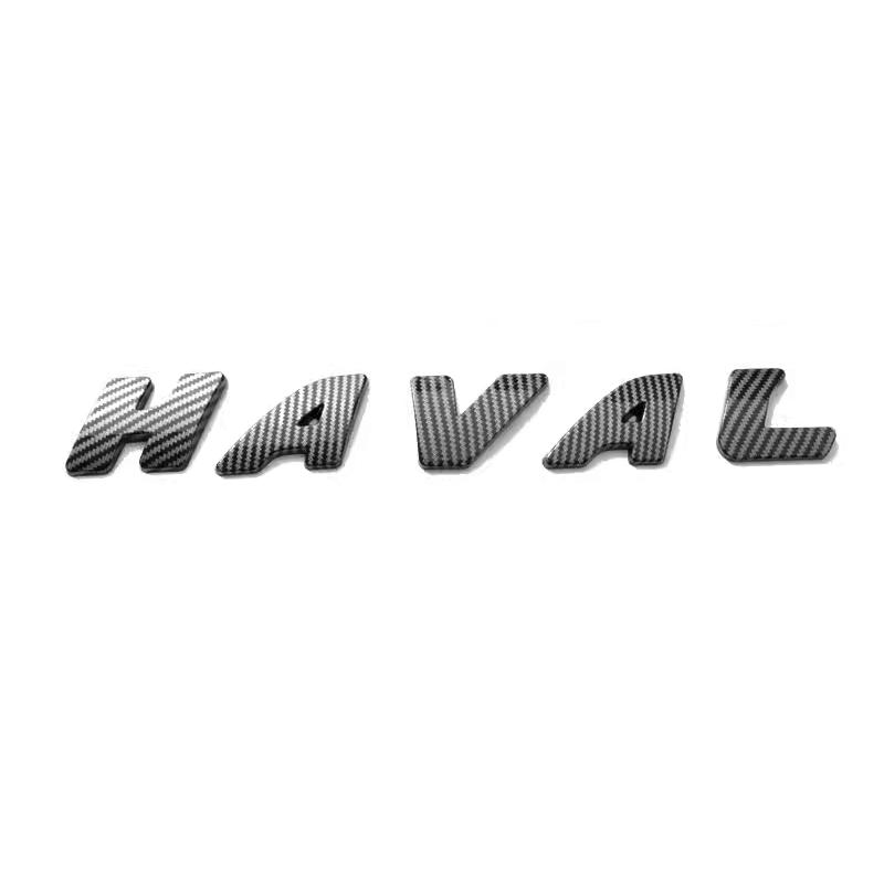 For Haval H6 GT Logo Car Front Network Black Logo Emblems For GWM Great Wall Generation Haval H6 GT