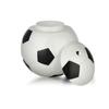 450ml Football Shaped Cups Glass Bottle Basketball Bottle with Lid and Straw for Cold Drinks Reusable Sealed for Party Supplies