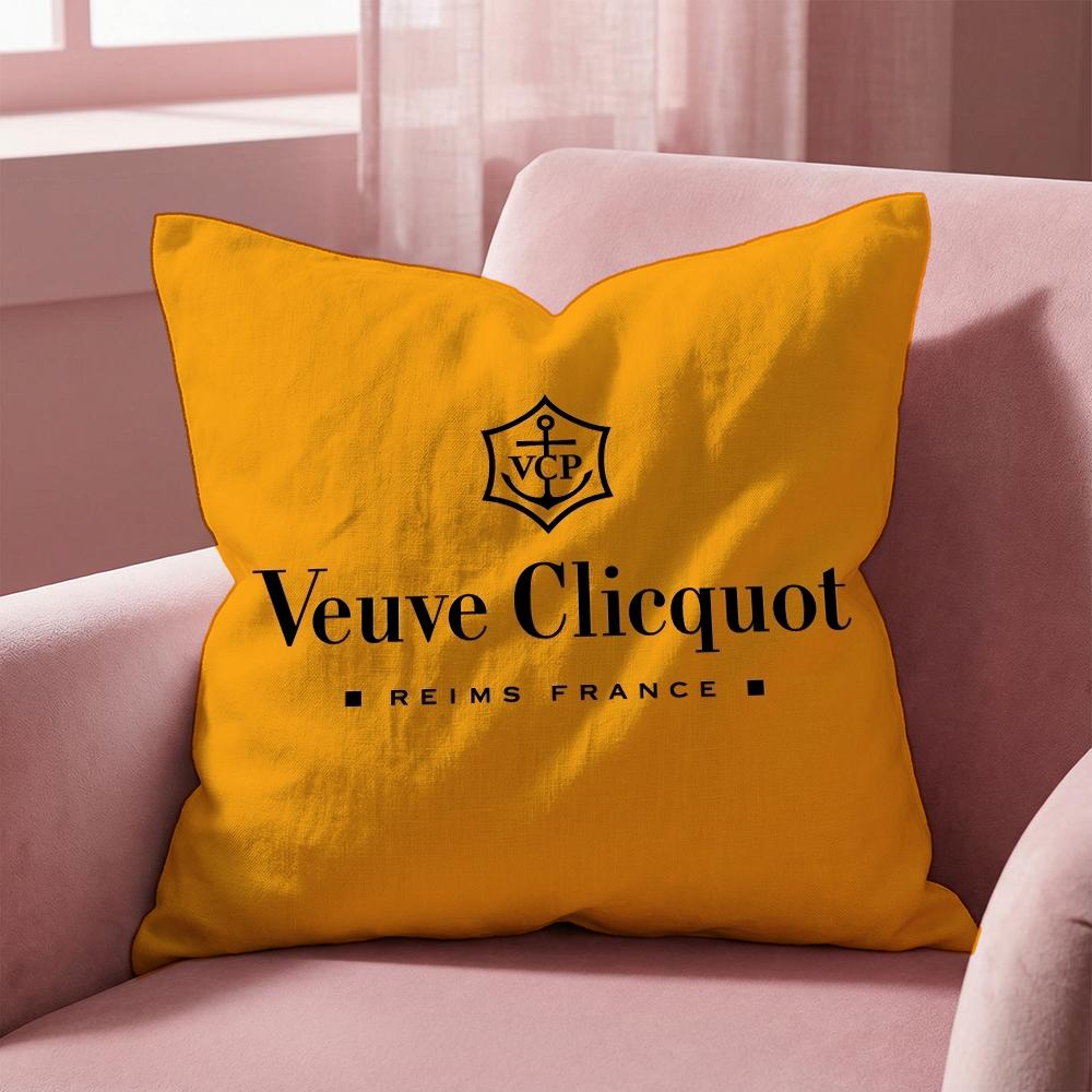 Luxus V-Veuve C-clicquot Kissenbezug Mehrzweck-Kissenbezug für Zuhause & Auto - Wendebezug, Weich & Langlebig für den täglichen Gebrauch
