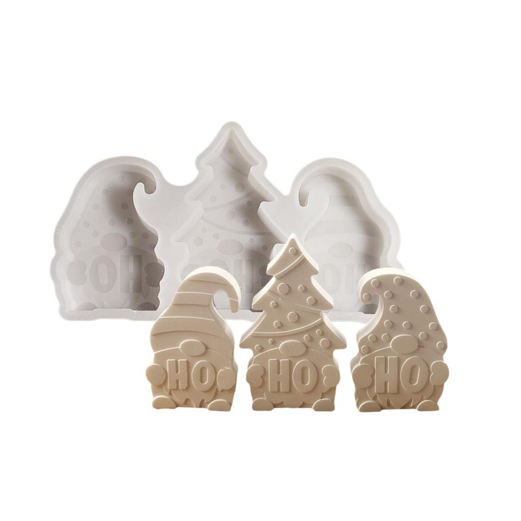 Creative Christmas Resin Castes Sturdy Silicone Mold Stylish Dishes Tray Molds Accessory for Customes Craft Projects
