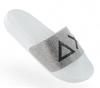 SUN68 Slippers LOGO STRASS - Damen Sandalen Pantoletten Slides Badesandalen X35205-01 ORIGINAL