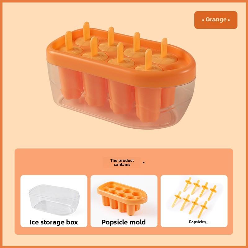 Ice Pop Molds, Reusable Popsicle Molds with Lid, DIY Ice Cream Bar Makers