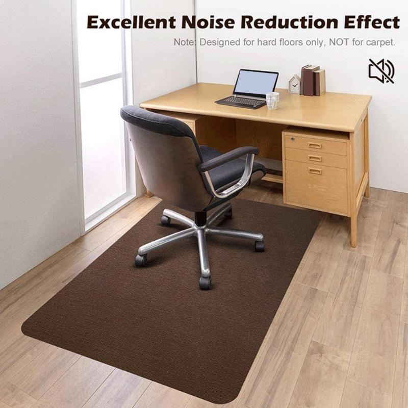 

KX4B Office Chair Mat for Hardwood Floors Heavy Duty Floor Mats Computer Gaming Rolling Chair Rug Floor Protector for Home