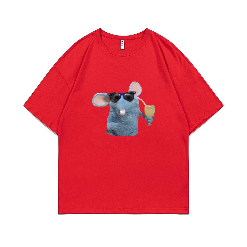 

Funny T Is for Tutter Mouse Meme Print Tshirt Summer Unisex Women Fashion Casual T Shirt Male Oversized T-shirts Unisex s Short Sleeve S