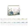 Jan. 2027 - Dec. 2027 Double-coil Calendar Foldable English Calendar  Home