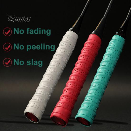 Badminton Sweatband Perforated Anti-Slip Tennis Overgrip Thickened Non-Slip Band Racket Handle Grip Super Absorbent Ultimate Comfort