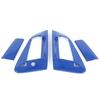 For NISSAN 370Z Z34 2009-2020 Carbon Fiber/Black Car Outer Door Handle Protective Cover Trim Stickers Exterior Accessories
