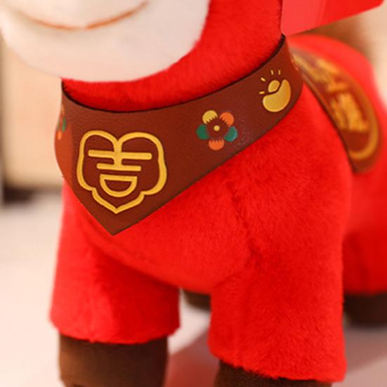 Mascot Horse Doll Horse Brings Wealth Plush Toy 2026 Year of The Horse Zodiac Ornament Lucky Hanging Decor Unique Heartwarming Gift
