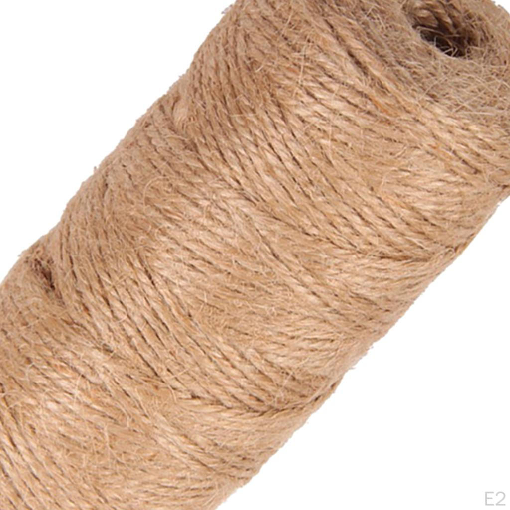 Jüt İp 2mm Halat Paketleme Malzemeleri Sarma İpi el sanatları ev ve bahçe Dekorasyonları