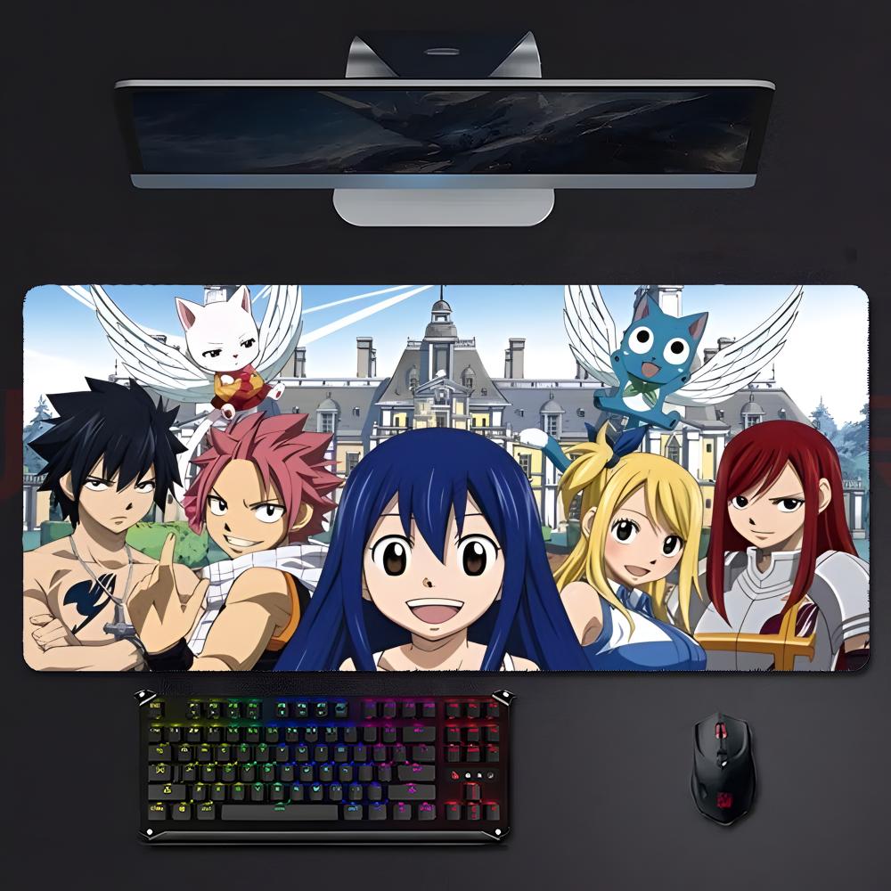 Brave Classic Anime Ffairy Tail Mouse Pad Large Gaming Mousepad With Stitched Edges Thickened Desk Mat Pc