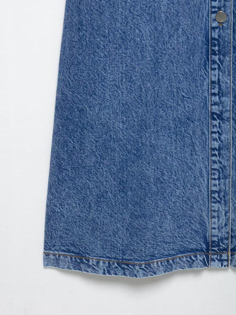 Rochie lungă din denim în stil european și american pentru femei, primăvara 2025