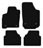 BASIC Black Velour Floor Mats For: Opel Meriva A Minivan (2002-2010)