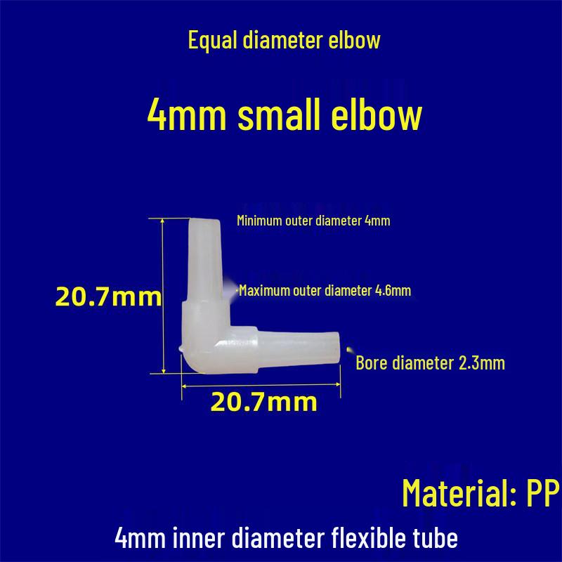 Aquarium Air Pump Oxygenation Silicone Tube Set with Elbow Tee