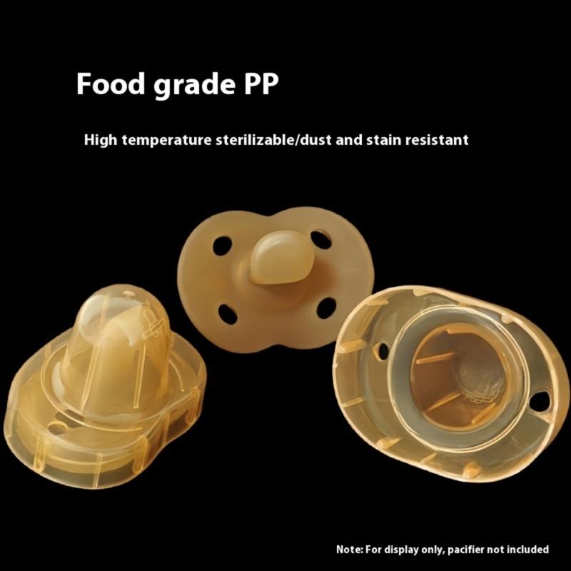Reusable Leakproof Pacifier Case Secure Attachment Baby Dummy Holder Storage Box for Travelling Parents