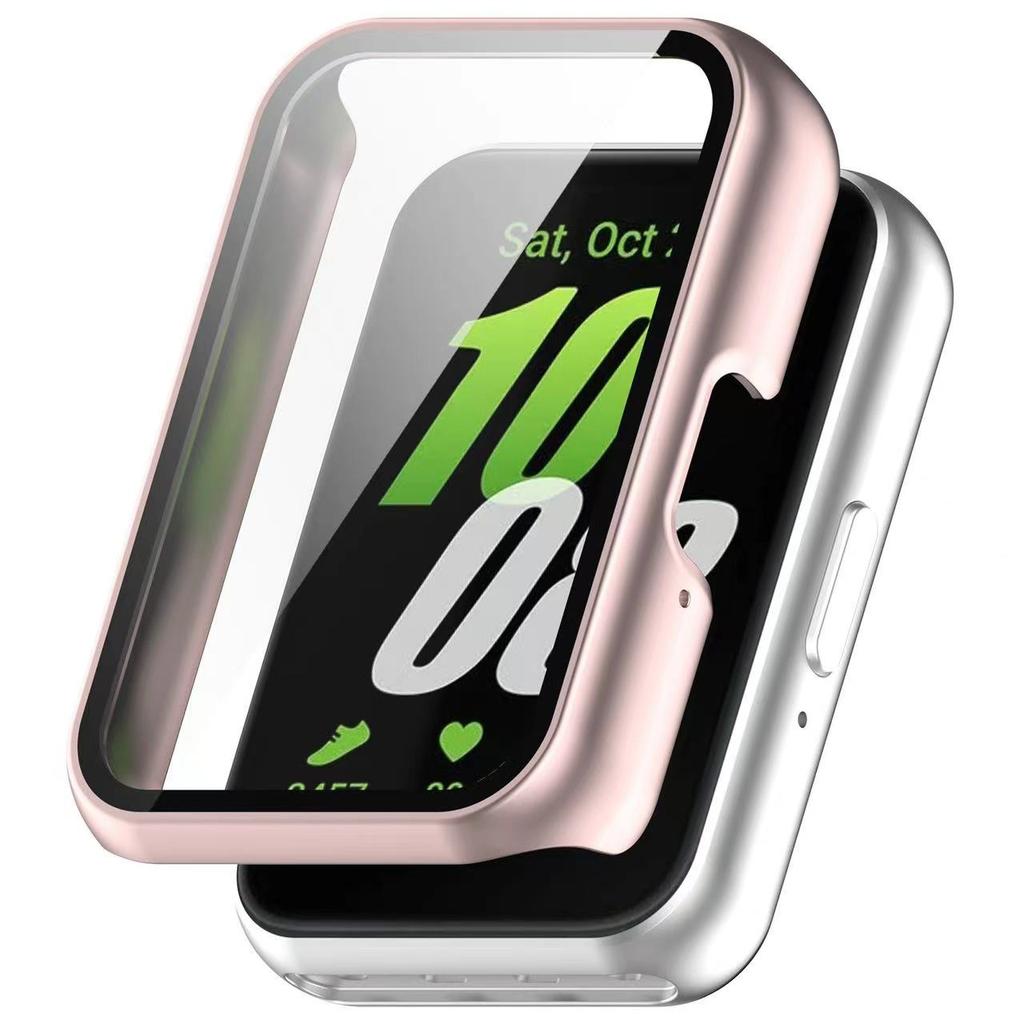 PC Case+Glass For Samsung Galaxy Fit 3 All-around Anti-scratch Bumper Screen Protector Cover For Samsung Galaxy Fit3 Accessories