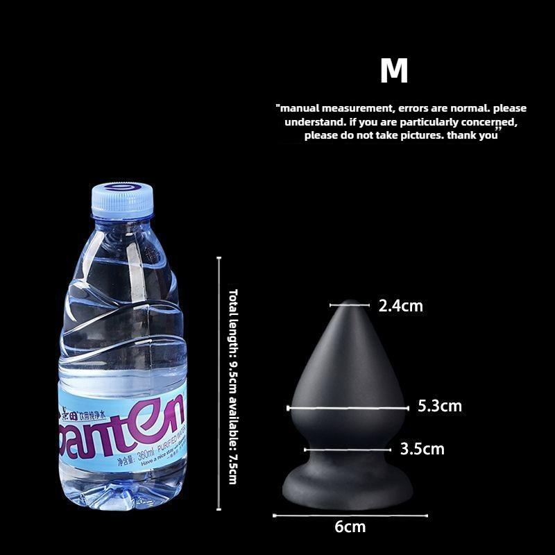 6 Sizes Huge Anal Plug Comfortable Silicone Anal Dildo Suction Cup Big Butt Plug,Anal Dilator Adult Anal Sex Toys for Women Anus