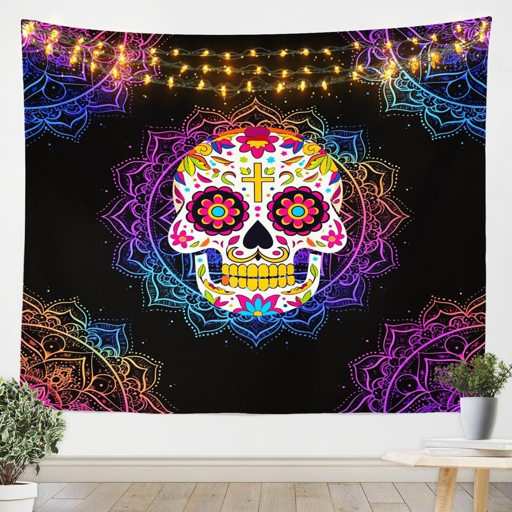Cartoon Space Maze Tapestry, Educational Astronaut & Alien Print, Wall Hanging for Kids Bedroom Classroom Space Theme Decor