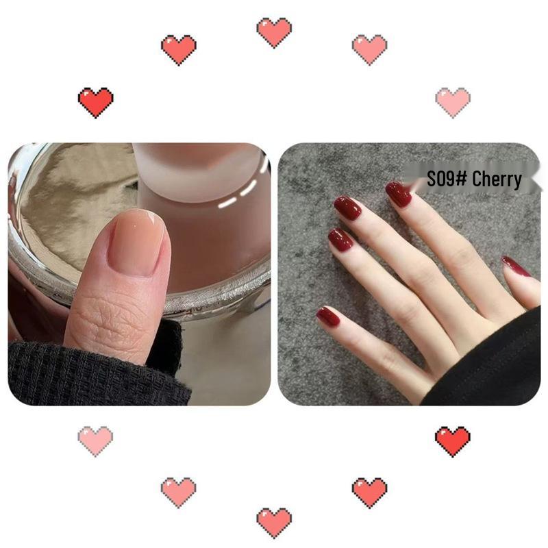 Aurora Mermaid Peelable Nail Polish - Odorless, Quick-Dry, Whitening, Fine Glitter Nude Bestseller