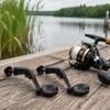 Universal Fishing Reel Handle Lightweight Replacement Power Handle Crank Saltwater Resistant Reel Crank Arm Grip