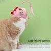 New Head Mounted Cat Toy Teaser Cat Stick Cute Pet Headgear Feather Funny Cat Stick Cat Teasing Stick Interactive Cat Teaser Toy