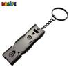 Double Tube Survival Whistle High Decibel Emergency Keychain Pendant Loud Outdoor Camping Tool Portable Multi Function Pack