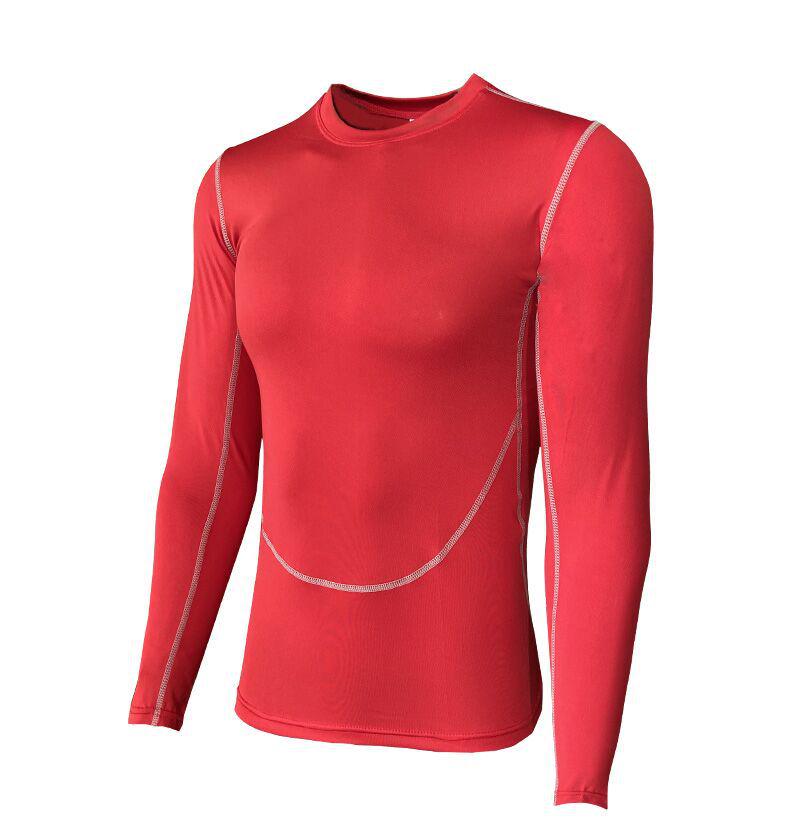 Herren Herbst/Winter Basketball Langarm Fitness Tights - Atmungsaktive, Hochelastische Basisschicht zum Laufen und für Sport