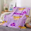 Custom Name Rugrats Theme Printed Blanket - Perfect for Couch, Bed, Travel & Outdoor Use | Machine Washable, Cozy & Durable.
