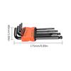 9Pieces/set Hex Key Wrench Metal Allen Spanners Set Hexagonal Screwdriver Hand Tools End L Type Key Spanners