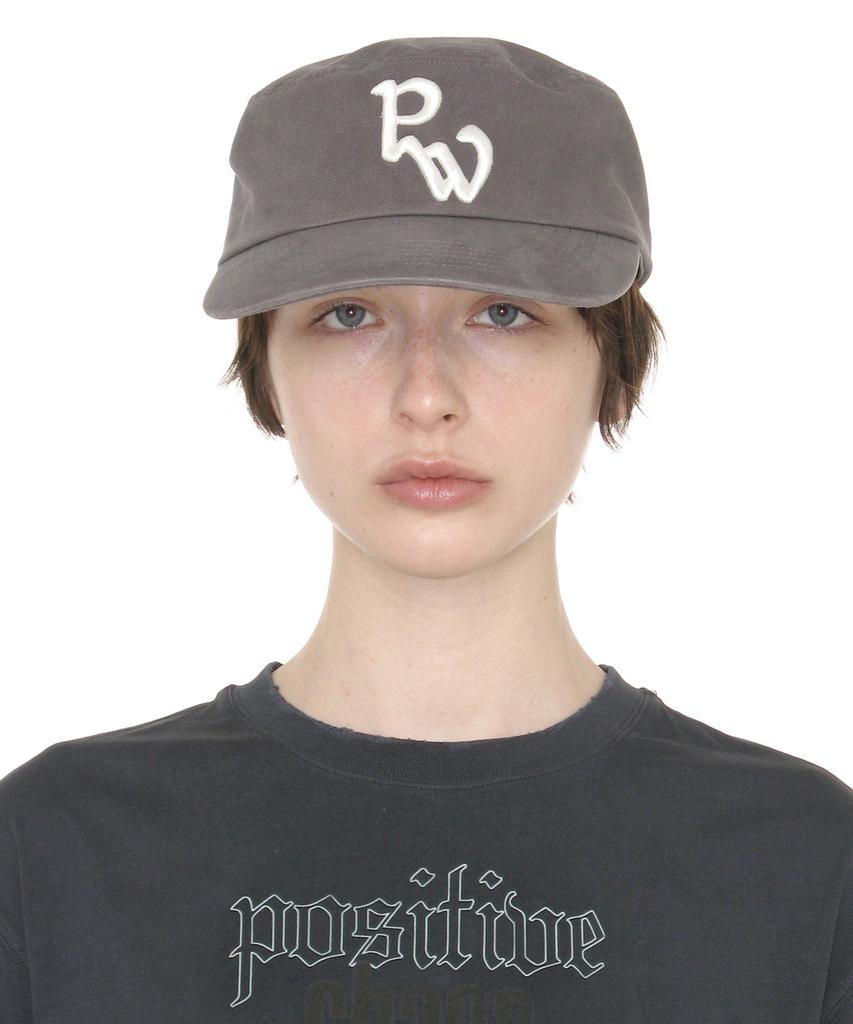 PARTIMENTO WOMEN Pw Symbol Pillbox Cap_Charcoal