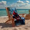 Ultra-Soft Beach Towel with Spider-Man Theme,Ideal for Pool - Camping, Diving - Perfect Travel Essential, Vibrant Beach Towel.