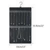 Hanging Jewelry Organizers, Felt Pocket Storage Rack for Necklaces,Bracelets,Earrings and Rings Stylish and Functional