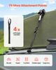VEVOR Retractable Ratchet Straps, 25.4 mm x 3 m, Tie Down Straps with S Hooks, 544 kg Break Strength, 4 Soft Loops, Tie Down Ratcheting for Moving