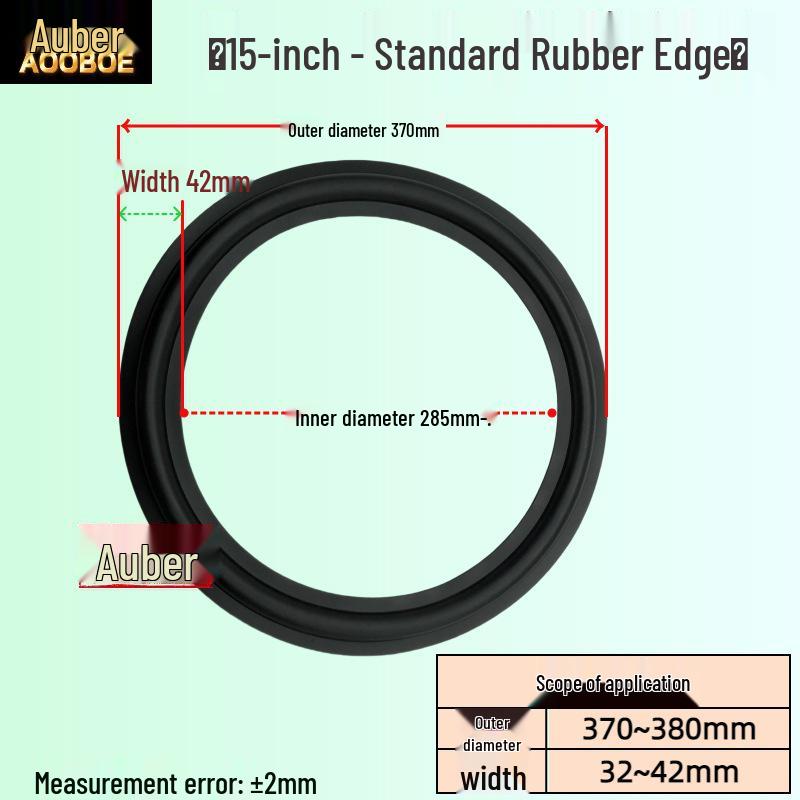 Audio Speaker Rubber Edge Repair Rings: 3/4/5/6.5/8/10/12 Inch Replacement