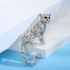 Unisex piespraude Reālistiska geparda forma Rhinestone Pretslīdēšanas soma Mētelis Apkakle Cepure Šalle Dekorācija Apģērbi Piespraudes Ballīte Izlaiduma Apģērbs Rotaslietas