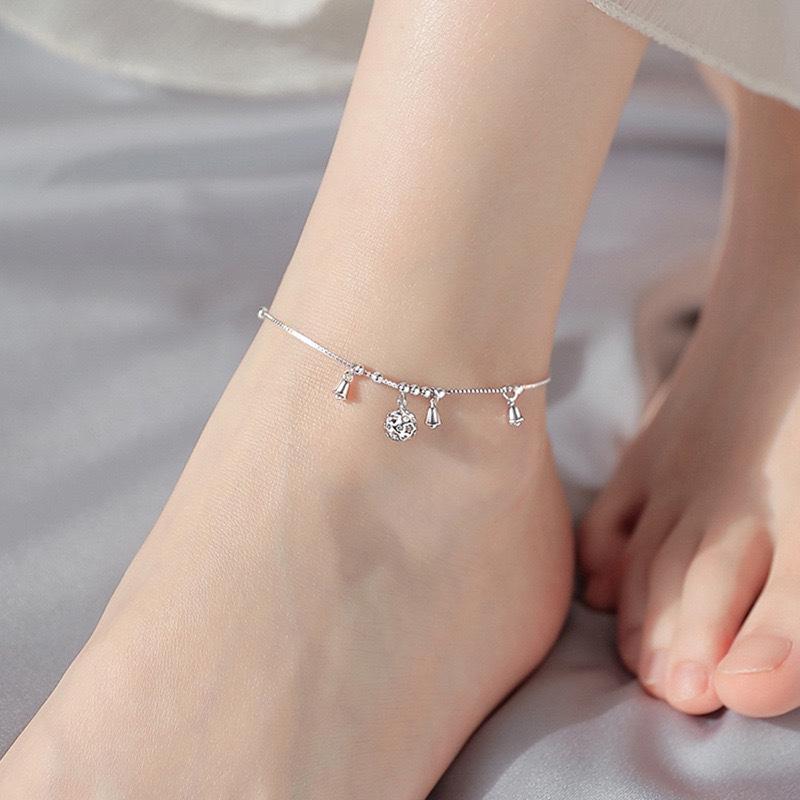 Linglong Ball Anklet Women's Niche Design Advanced Sensory Foot Chain