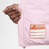 Nike Casaco Acolchoado com Capuz e Zíper Manga Longa Jaquetas Infantis Rosa Espuma HQ7186-663