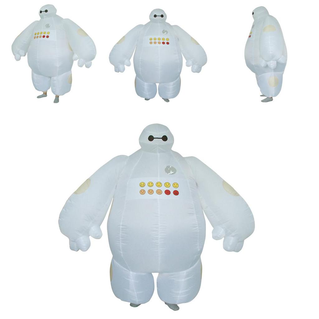 Prémiová kvalita Pánský nafukovací kostým maskota Baymaxe z Big Hero 6 Kostým na maškarní ples Cosplay