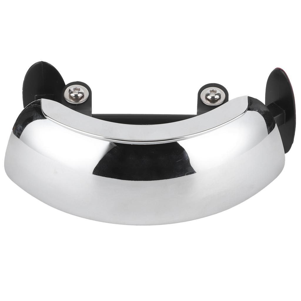 Motorcycle Rearview Mirror 180 Degree Wide Angle Adjustable Wind Screen Mount Blind Spot Eliminating